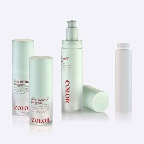 <b>Refillable PETG Airless Bottle</b><br> 20ml, 30ml, 50ml <br>SKU: 144AB-GR246A